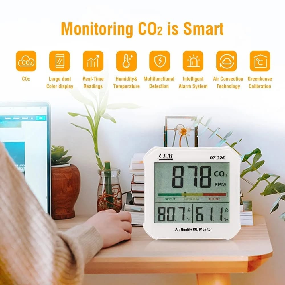جهاز قياس نسبة غاز CO2