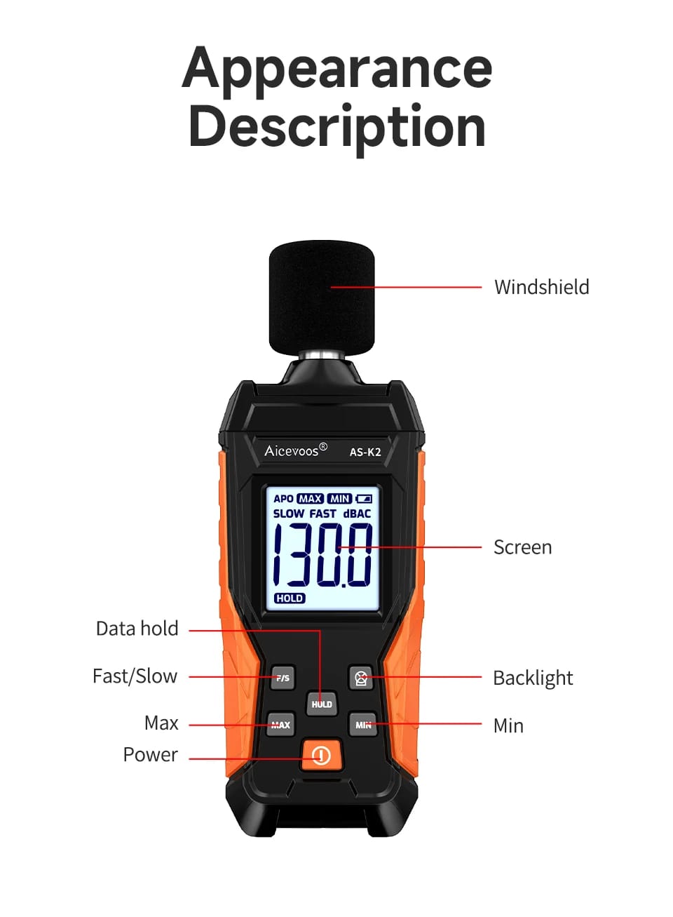 قياس مستوى الصوت الرقمي (Digital Sound Level Meter)