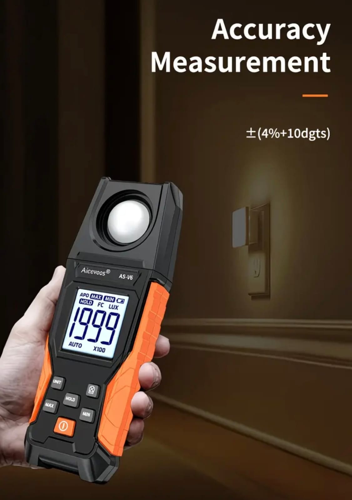قياس شدة الإضاءة الرقمي (Digital Lux Meter)